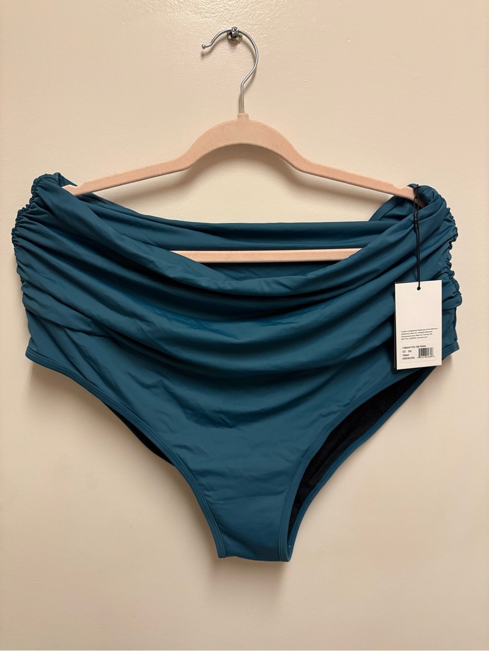 Knix NWT Blue/Tidepool XXXL Ultra High Rise Swim Bottom